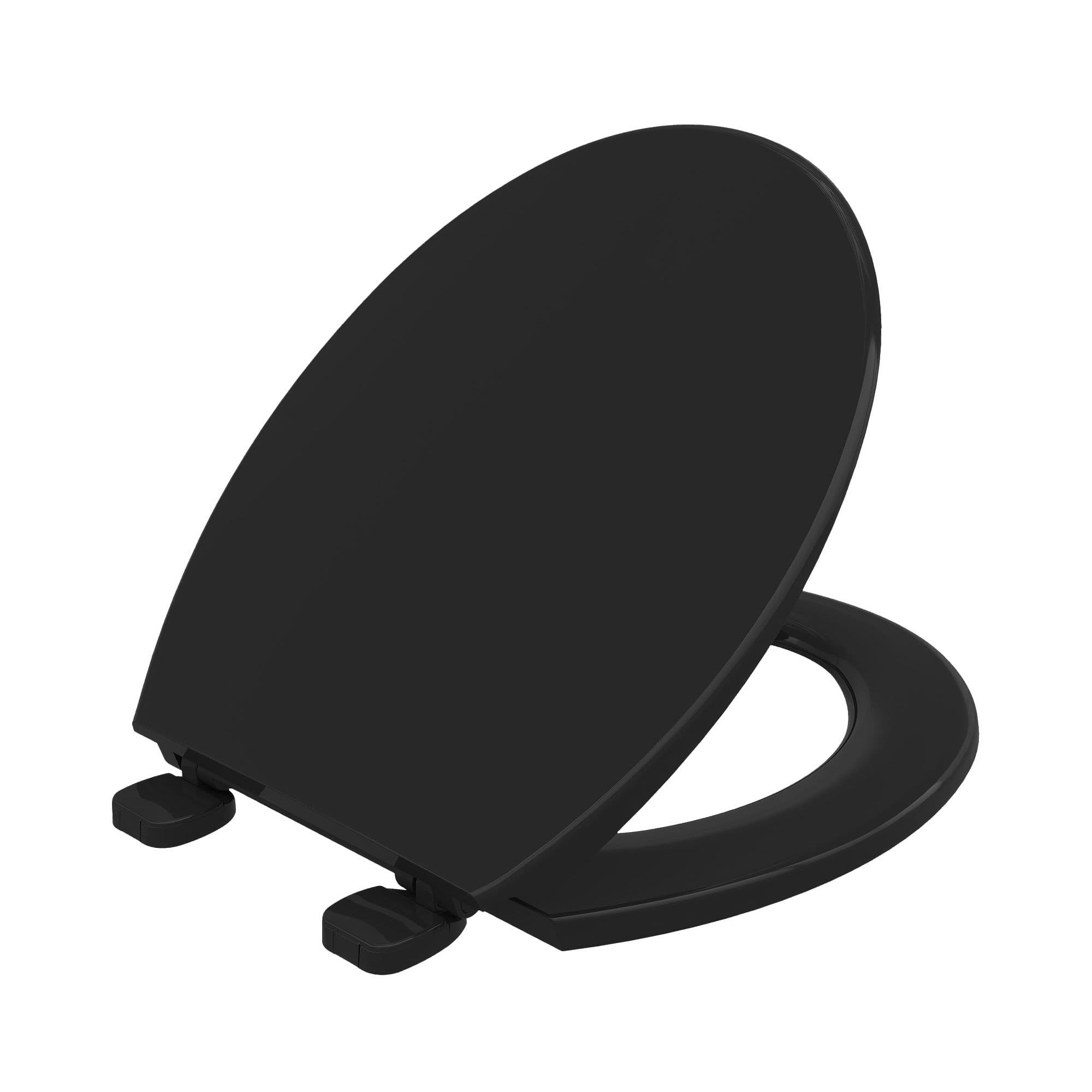 Kent toilet seat in Black with Bemis Ultra-Fix® – Black