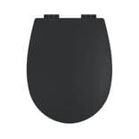 Hudson Slow Close toilet seat in Matt Black with Bemis Ultra-Fix® - FSC® - Thumbnail 2