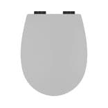 Hudson Slow Close toilet seat in Matt Concrete with Bemis Ultra-Fix® - FSC® - Thumbnail 2