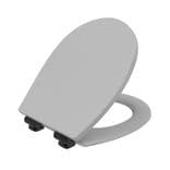 Hudson Slow Close toilet seat in Matt Concrete with Bemis Ultra-Fix® - FSC® - Thumbnail 1