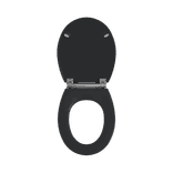 Bemis Click & Clean® Classic Wood in Matt Black - FSC® - Thumbnail 2