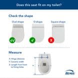 Kendal Slow Close Take Off toilet seat - Thumbnail 6